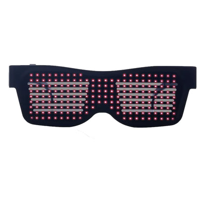 Magic Bluetooth LED Party Glasses APP Control Luminous Glasses EMD DJ Electric Syllables Glow Party Supplies Drop Shipping