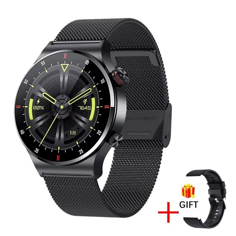 ECG+PPG Bluetooth Call Smart Watch Men 2023 Sports Bracelet NFC Waterproof Custom Watch Face Men Smartwatch for IOS Android