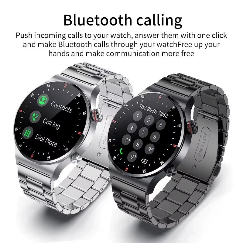 ECG+PPG Bluetooth Call Smart Watch Men 2023 Sports Bracelet NFC Waterproof Custom Watch Face Men Smartwatch for IOS Android