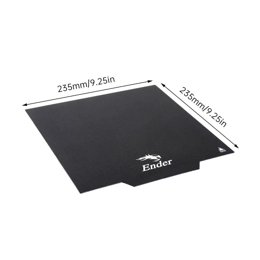 Creality Ender-3 Upgrade Magnetic Build Surface Plate Sticker Ultra-Flexible Removable 3D Printer Heated Bed Cover 235*235Mm