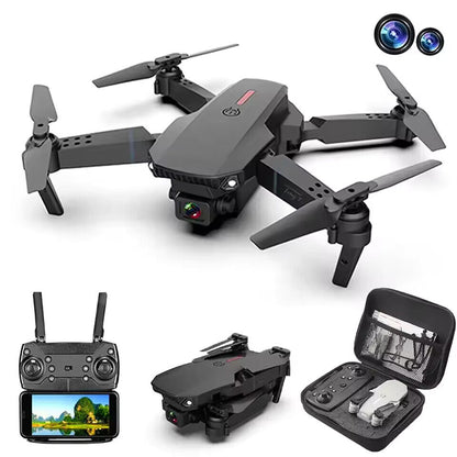 3 Batteries 4K HD Drone X Pro Selfie Camera WIFI FPV GPS Foldable RC Quadcopter