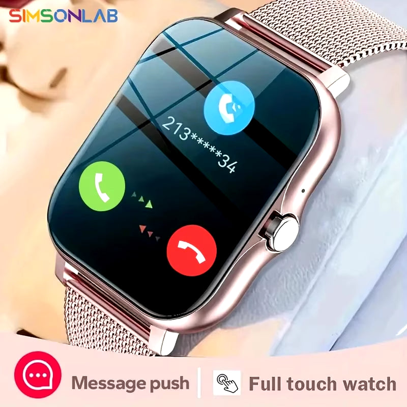 New Smartwatch 1.44-Inch Color Screen Full Touch Custom Dial Smartwatch Bluetooth Talking Fashion Smartwatch Men'S and Women'S