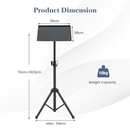 Portable Projector Stand Tripod with Adjustable Height and Tilt