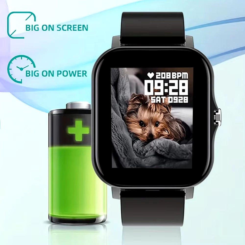 New Smartwatch 1.44-Inch Color Screen Full Touch Custom Dial Smartwatch Bluetooth Talking Fashion Smartwatch Men'S and Women'S