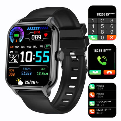 New 1.91" Women Smartwatch Bluetooth Call Heart Rate Blood Oxygen Tracker Sport Smart Watch Women Men for IOS Androird