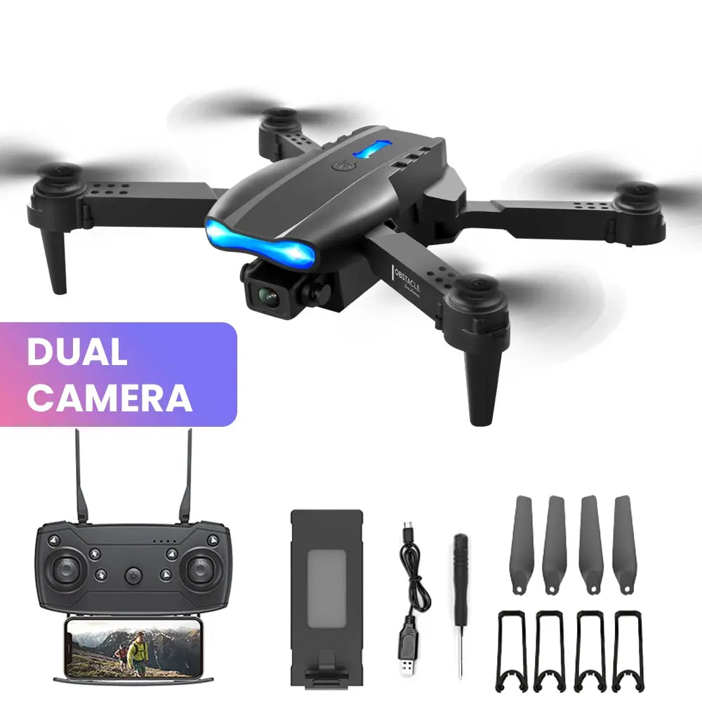 E99 K3 Pro HD 4K Drone Camera High Hold Mode Foldable Mini RC WIFI Aerial Photography Quadcopter Toys Helicopter