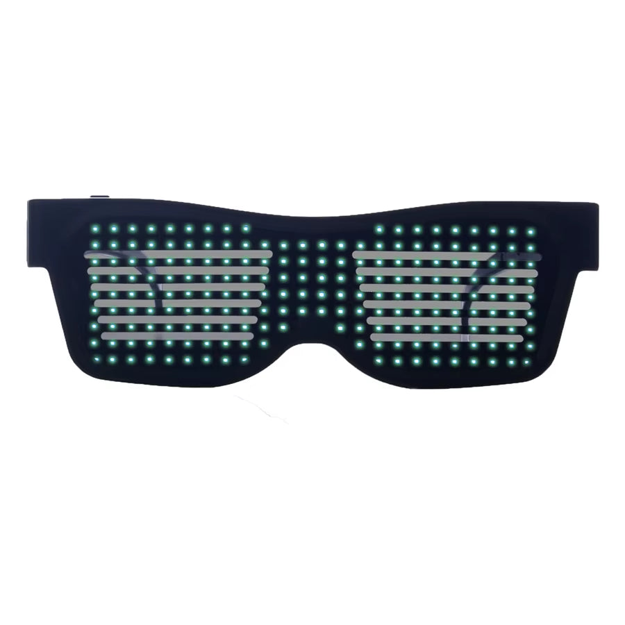 Magic Bluetooth LED Party Glasses APP Control Luminous Glasses EMD DJ Electric Syllables Glow Party Supplies Drop Shipping